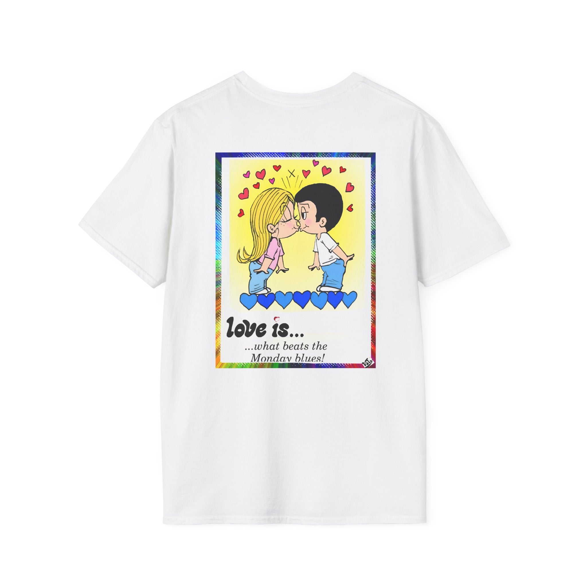 Love Is... Cartoon Couple T-Shirt — Cute Romantic Graphic Tee