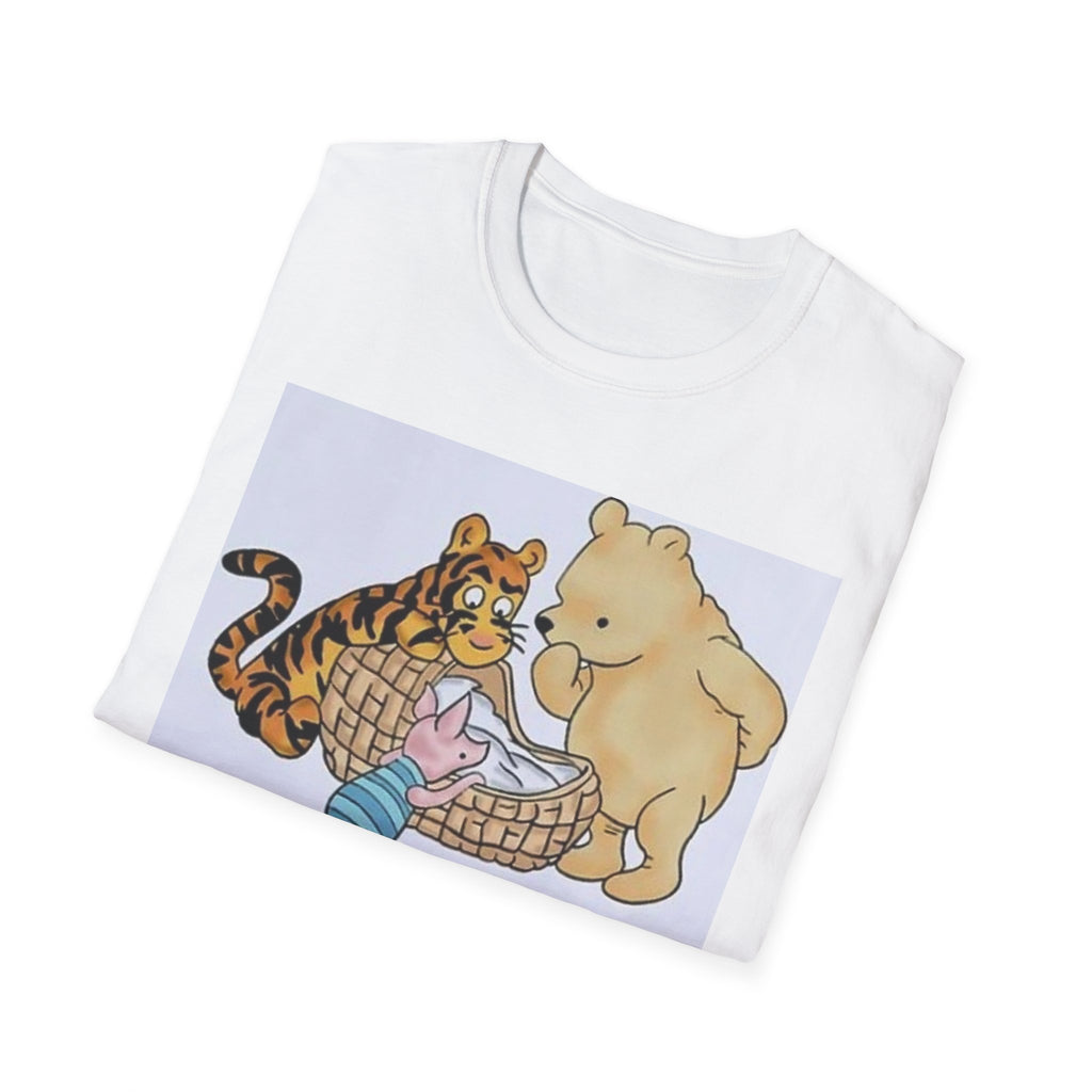 Coming Soon! Bear & Tiger Baby Announcement T-Shirt