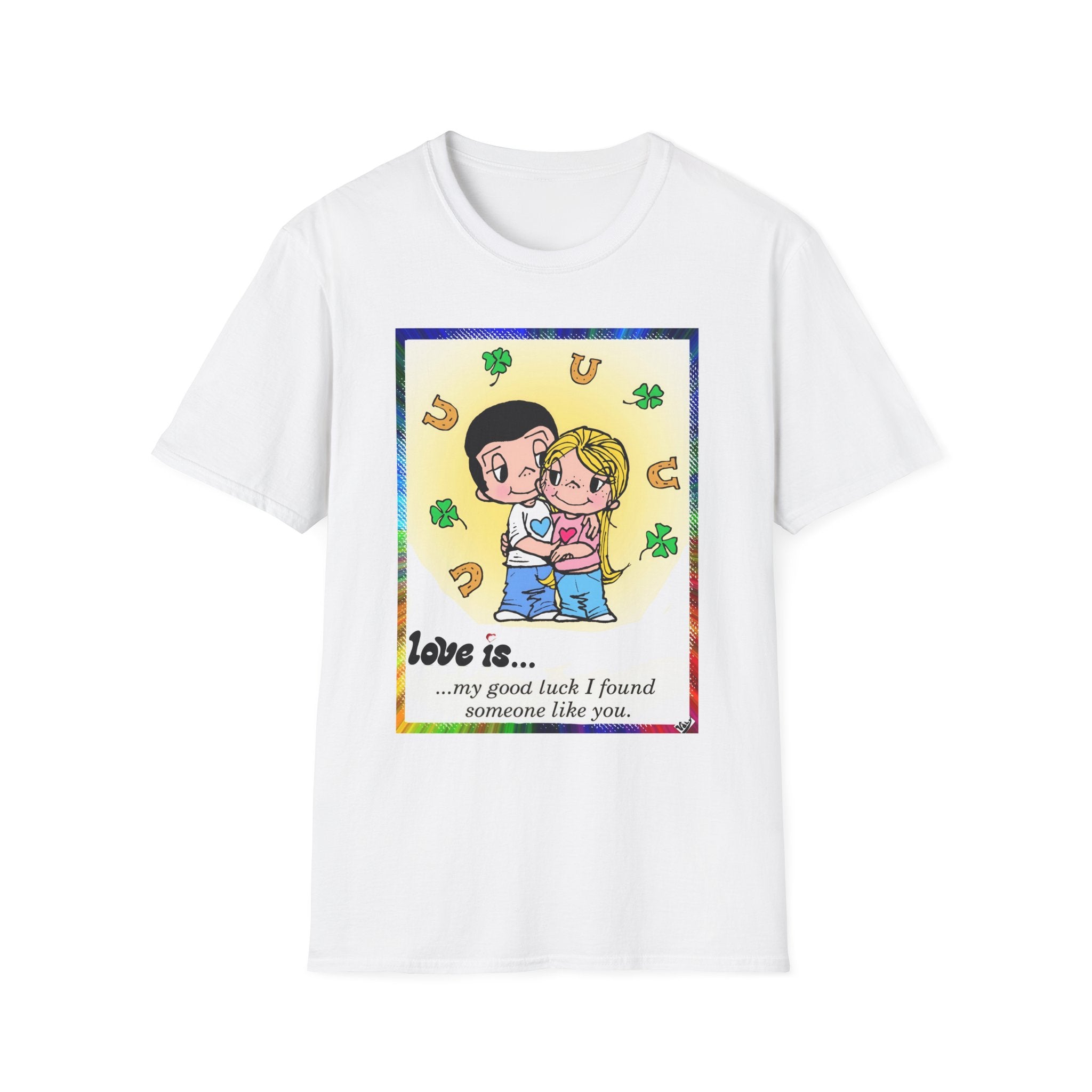 Love Is... Romantic Couple Graphic T-Shirt